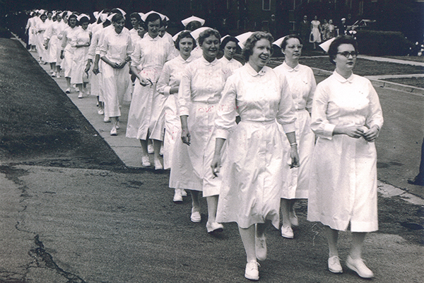 Nurses in procession