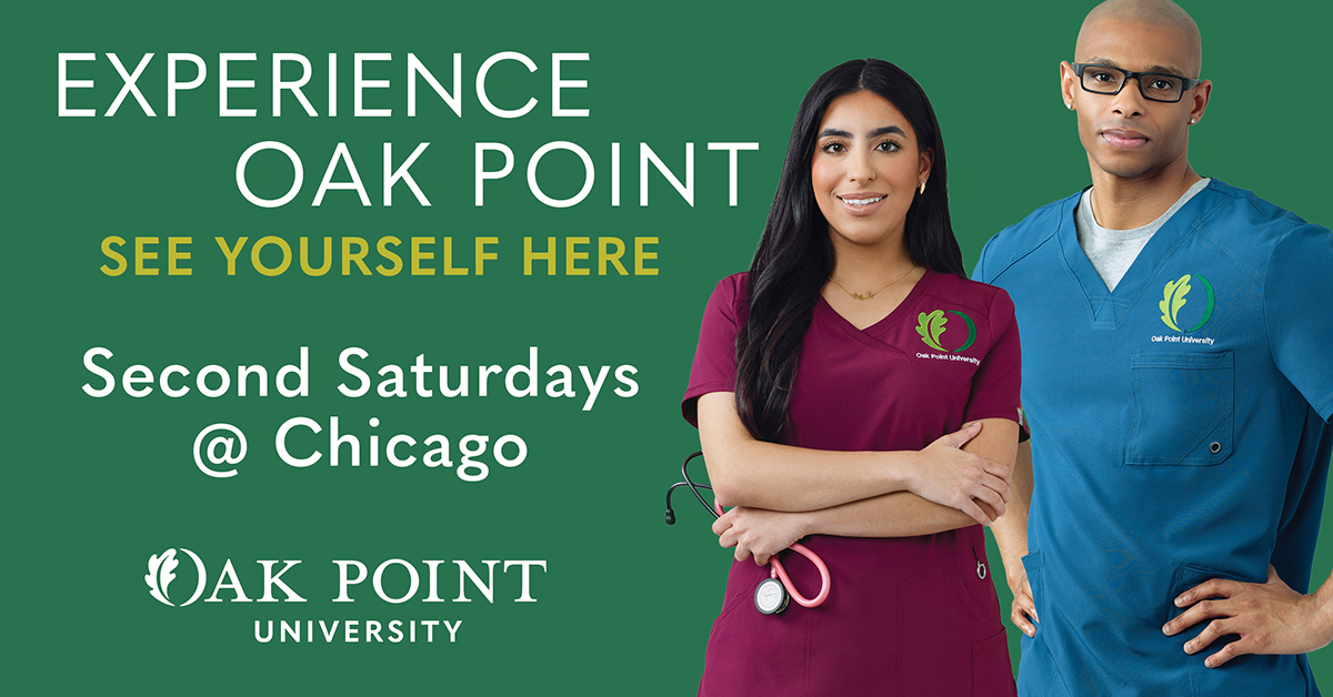 Experience Oak Point Second Saturdays graphic